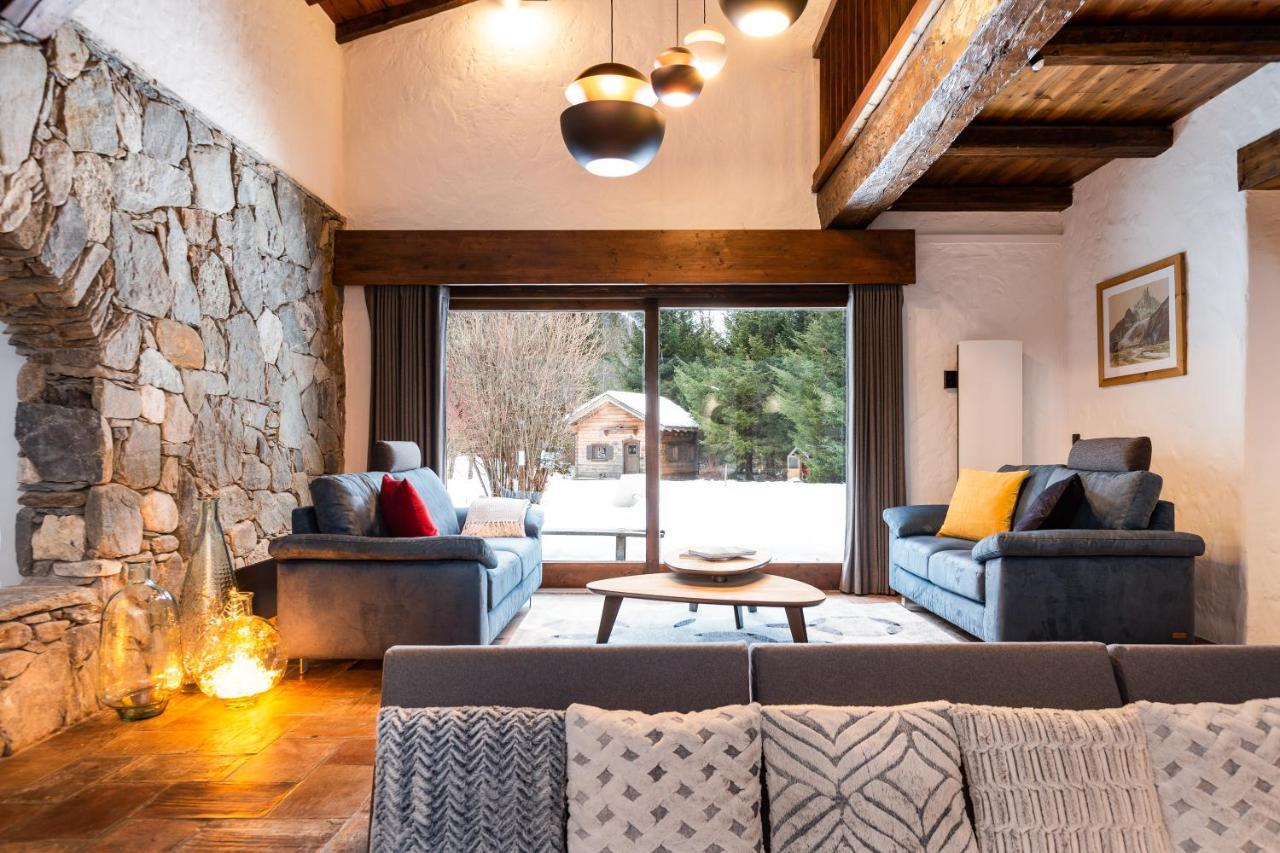 Chalet Les Praz - 280Sqm - Sauna Cinema Fitness - 5 Bedrooms In Heart Of Les Praz - By Cozee Rentals Chamonix Zewnętrze zdjęcie