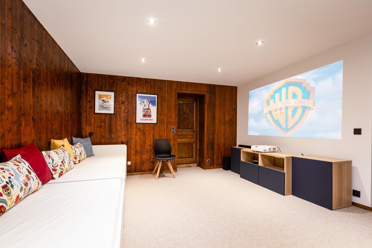 Chalet Les Praz - 280Sqm - Sauna Cinema Fitness - 5 Bedrooms In Heart Of Les Praz - By Cozee Rentals Chamonix Zewnętrze zdjęcie