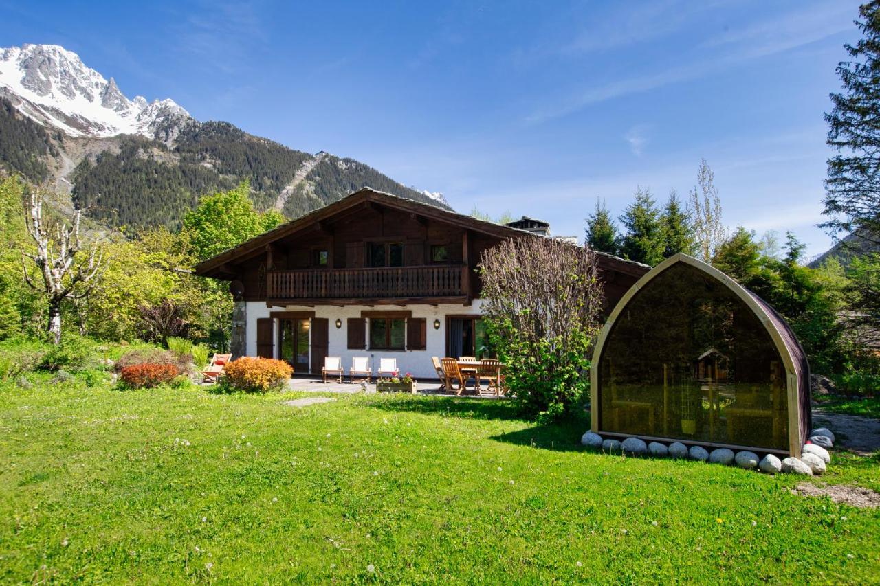 Chalet Les Praz - 280Sqm - Sauna Cinema Fitness - 5 Bedrooms In Heart Of Les Praz - By Cozee Rentals Chamonix Zewnętrze zdjęcie