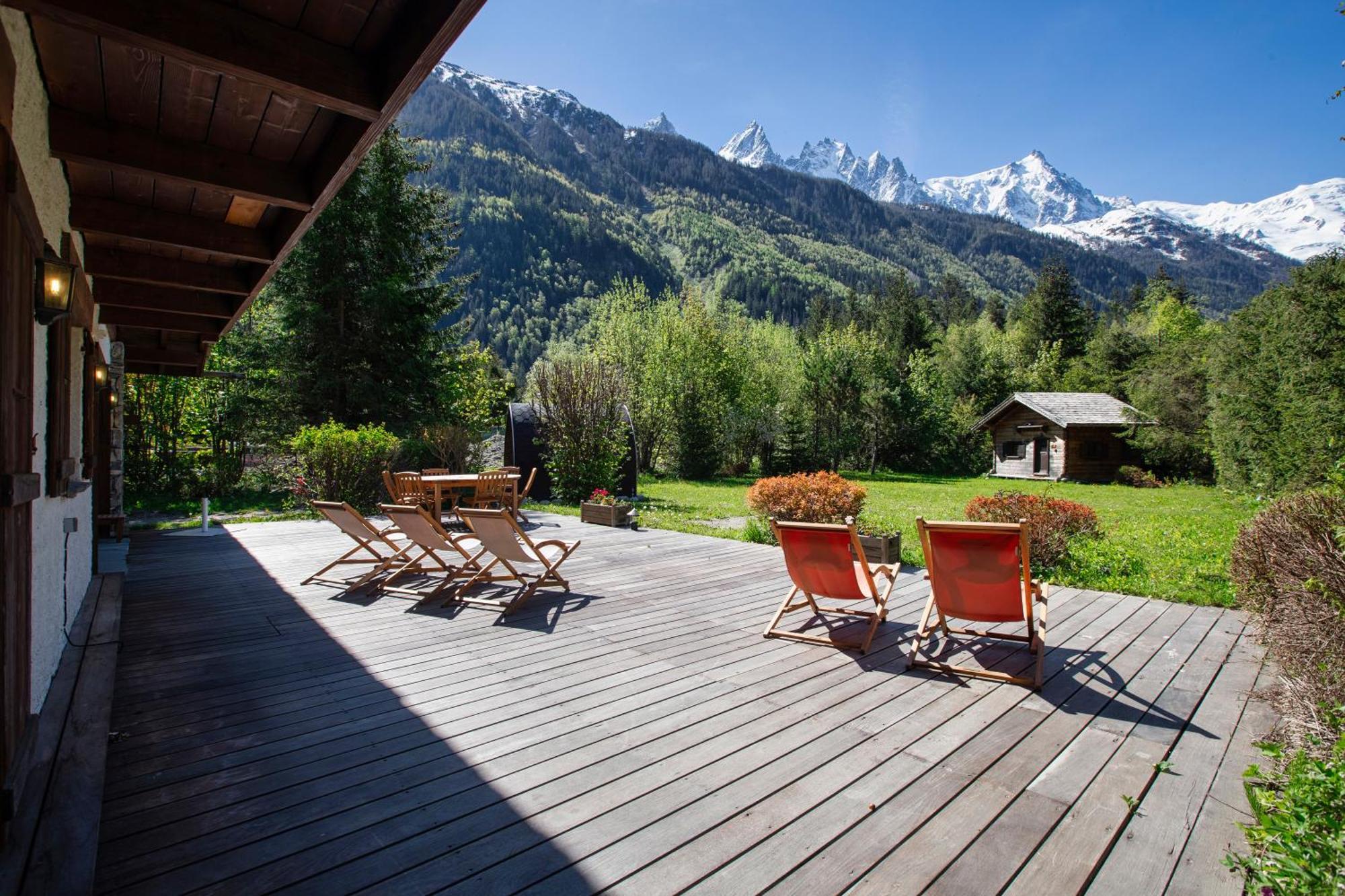 Chalet Les Praz - 280Sqm - Sauna Cinema Fitness - 5 Bedrooms In Heart Of Les Praz - By Cozee Rentals Chamonix Zewnętrze zdjęcie
